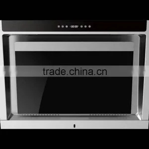 Stainless & Glass Wall-mounted Range Hood With Touch Control thumbnail-1