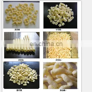 Small Maize Corn And Rice Puffed Snacks Food Puffing Corn Puffs Extruder Machine thumbnail-5