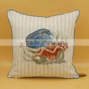 Turtle Embroidery Cushion Cover thumbnail-3