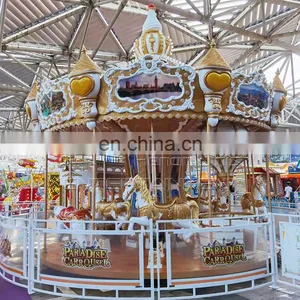 Carnival Carousels Fair Horse Ride Funfair Merry go Round Horse Ride for Sale thumbnail-1