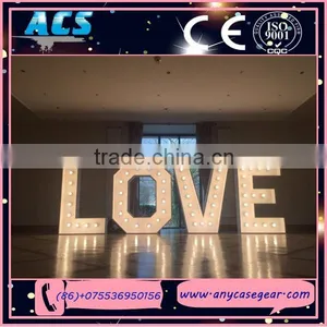 ACS Decorative LOVE Letter Beautiful Standing for Wedding and Decoration Battery LED Marquee Light Letters thumbnail-3