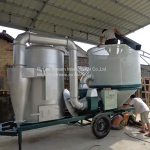Mobile Grain Silo-bin Dryer With Husk as Fuel thumbnail-1