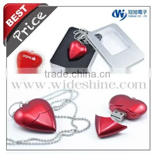 Best Gift Ideas USB Heartrt-shaped Pen Drive for Valentine Gift thumbnail-1