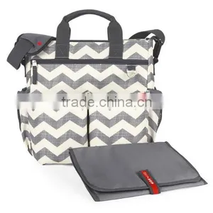 New Design Factory Price Polyester Material Chevron Baby Stroller Bag thumbnail-2
