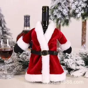 Customizable Christmas Wine Bottle Suits - Printed LOGO Options for Branded Gift Packaging thumbnail-4