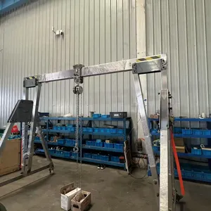 Portable Height Adjustable Mobile Gantry Crane thumbnail-2