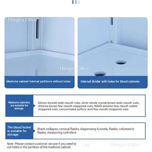 Chemical Safety PP Storing Cabinet With Glass Doors and Dual-Lock System: Corrosion-Resistant and Safe for Laboratories and Industrial Use thumbnail-3