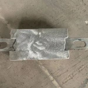 Zinc Alloy Anodes for Ballast Tanks, Flat Iron Zinc Sacrificial Anodes, 5kg thumbnail-4