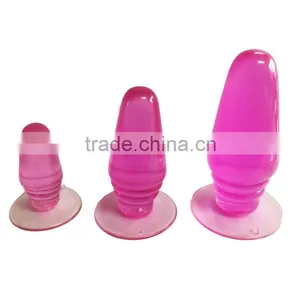 2016 New Beautiful Chinese Sex Toy Factory Safe and Flexible Silicone Anal Sexy Toy for Women thumbnail-1
