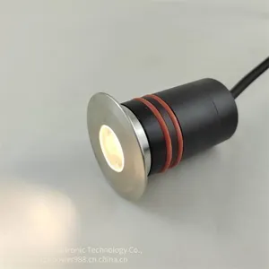3w 24v Dimmable Ground Lamp With Stainless Steel Surface and Black Lamp Body, Produced by Zhuhai Feipu thumbnail-4