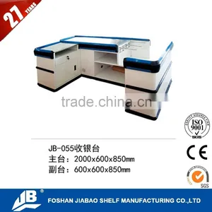 FOSHAN JIABAO Best Selling Cash Retail Round Checkout Counter thumbnail-1