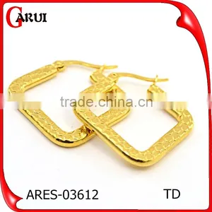 Fashion Earring Designs New Model Earrings Lady Square Hoop Earrings thumbnail-2