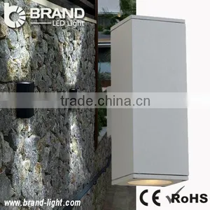 High Power Square Up And Down Led Wall Light Outdoor White Shell CE/ROHS IP65 thumbnail-1
