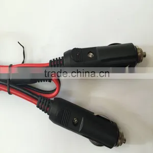 High Quality Male Plug to Male Cigarette Plug With Lighter Extension Power Cord thumbnail-2
