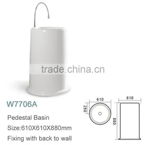 One Piece Round Pedestal Porcelain Basin Price thumbnail-3