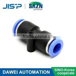 Sino-Korea Joint Venture PU Series Straight Union Pneumatic Fitting Quick Connector Fitting thumbnail-1