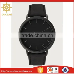 Unisex Stainless Steel Case Black Watch thumbnail-1