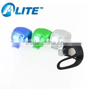 Multipurpose 2 LED Colourful Bicycle Silicon Light thumbnail-1