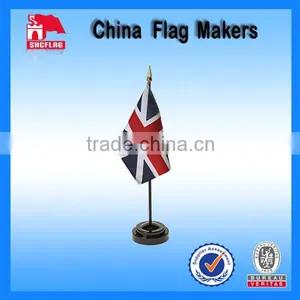 UK Table National Flag With Plastic Stand For Advertisment thumbnail-1