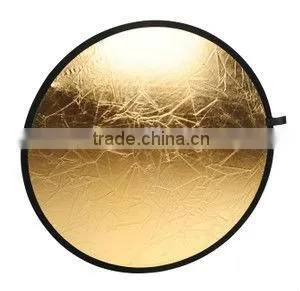 60cm 2 In 1 Foldable Photo Studio Reflector Board Flash Reflector thumbnail-1