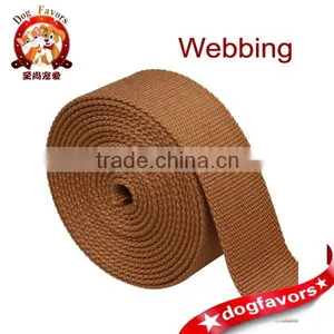 Eco-Friendly Polyester Cotton Webbing, Pure Coulor in Purple thumbnail-2