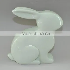 Ceramic Lovely Rabbit Statue for Easter thumbnail-1