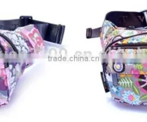 Latest Arrival Fancy Printing Polyester Walk Bag Customizable Outdoor Sport Waist Bag thumbnail-5