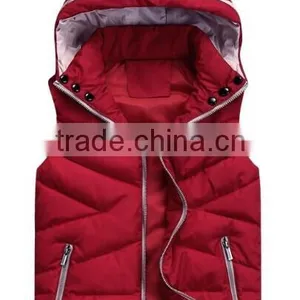 High Quality Winter Custom Padded Jacket Vest thumbnail-3