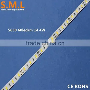 China Supplier Super Bright 5M 60leds/m 300 Leds 45-55 Lumen Cool White Non-waterproof DC12V SMD5630 5730 thumbnail-1