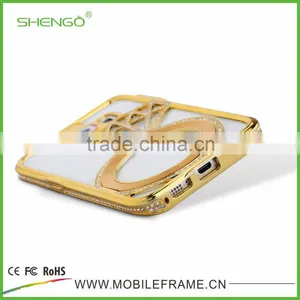 Wholesale Luxury Diamond Aluminum Case for Samsung Galaxy S6 Edge thumbnail-2
