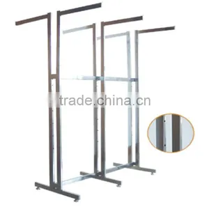 Single-pole Telescopic Stainless Steel Vertical Hanging Clothes Drying Rack thumbnail-3