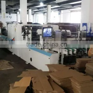 High Speed Automatic Carton Box Crash-lock Bottom Folder Gluer Machine/carton Box Making Machine Prices thumbnail-3