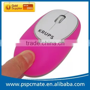Computer Soft Silicon Anti Stress Wireless Mouse With Usb Mini Receiver thumbnail-3