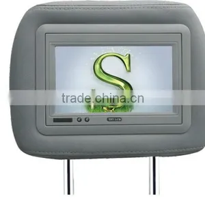 7 Inches Headrest TFT LCD Monitor/7 Inch Car Tv Tft Lcd Monitor With Headrest thumbnail-1