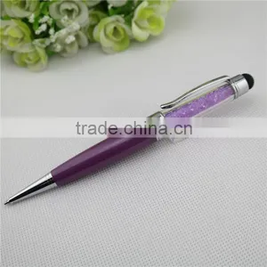TCR-08 Novelty Crystal Touch Pen , 3 in 1 Stylus Pen With Usb Drive thumbnail-4