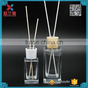 Korea Wholesale Reed Diffuser Oils Botella de Vidrio Reed Diffuser 80ml,200ml Rectangle Shape Bottle Supplier's Choice thumbnail-2