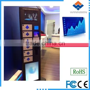 High Security Floor Standing Alone Storage Locker Phone Charging Tower APC-06A thumbnail-4