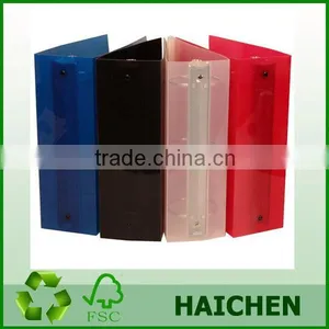 Manufacture Large Capacity PP 3 Ring Binders thumbnail-1