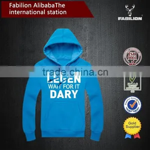 Fashion Loose Kangaroo Pocket Custom Wholesale for Bright Letters Printed Hoodies thumbnail-4