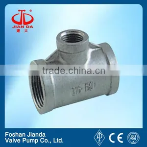 Malleable Cast Iron Threaded Reducing Tee thumbnail-1