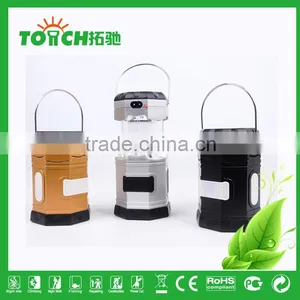 Colorful Solar Lantern Light With Inner Battery Camping Hiking Lamp Rechargeable Lantern Light High Power Torchlight thumbnail-4
