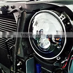 7 Inch Motorcycle Led Driving l Bracket Stainless Steel Offroad Accessories Stainless Steel Round Daymark Headlight Bracket thumbnail-6