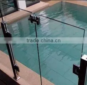 High Quality Frameless Pool Glass Wall With EN12150, AS/NZS2208:1996, BS62061981 thumbnail-1