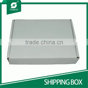 WHITE CORRUGATED PAPER SHIPPING BOXES WITH CUSTOM PRINT thumbnail-6