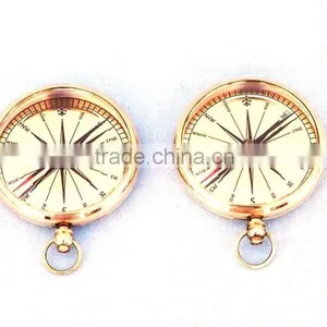 Brass Nautical Solid Compass - Brass Pendant Compass 13402 thumbnail-1