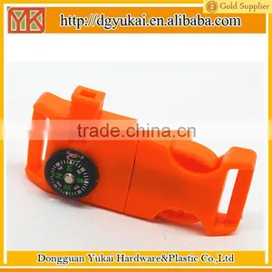 Yukai Plastic Flint Buckles Paracord Firestarter Buckles for Camping thumbnail-1
