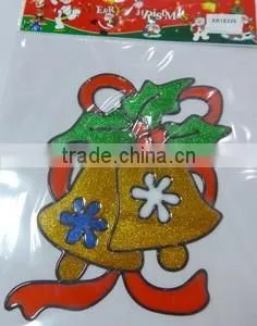 Green Snowfalke Window Sticker,Christmas Wall Sticker thumbnail-6