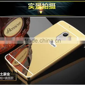 High Quality Metal Aluminum Bumper Mirror Cell Phone Back Cover Case For Lenovo K4 thumbnail-2
