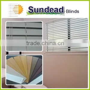 Customized Size Decorative Faux Wood Venetian Window Blinds, Office Curtain and Blinds thumbnail-6