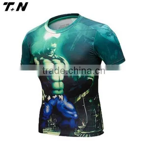 Compression Clothing,mma Rash Guard Shirt thumbnail-3